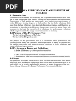 Energy Performance Assessment of Boilers