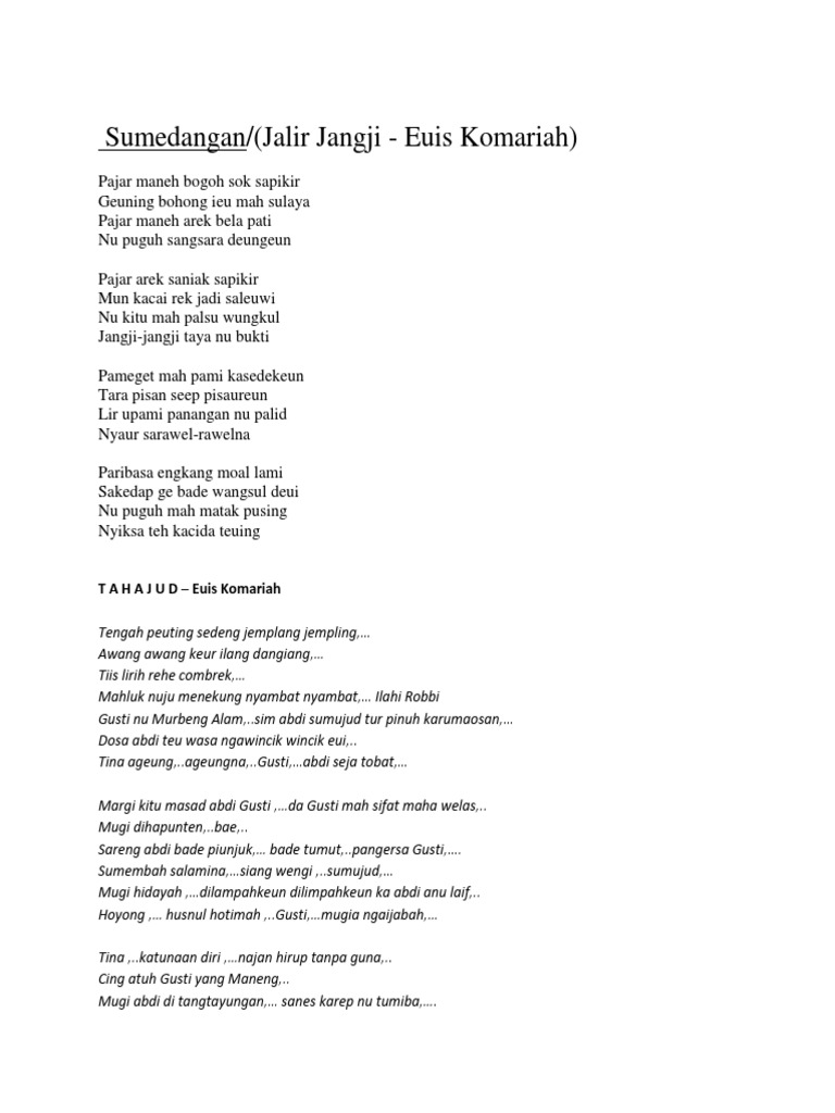 Urang Sunda | PDF