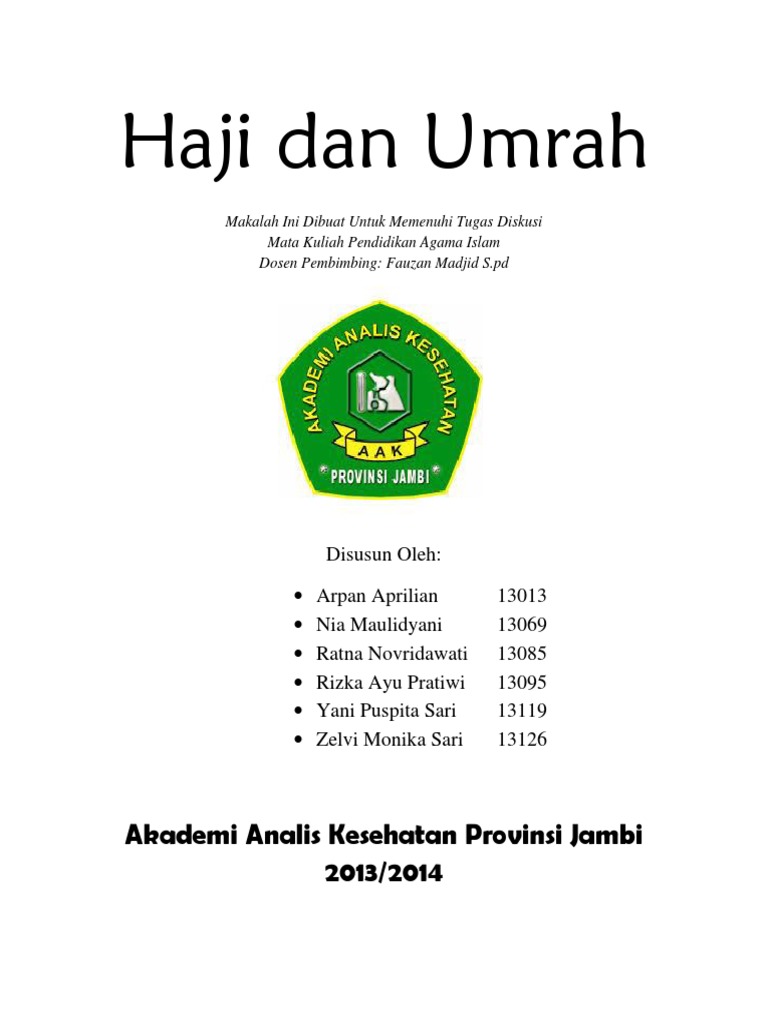Makalah Umroh Inspirasi Muslim