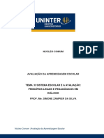 Tema 2 O SISTEMA ESCOLAR E A AVALIAÇÃO.pdf