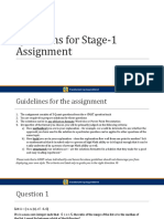 Stage 1 Assignment