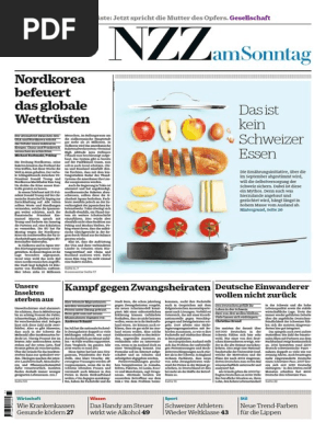 Gesamtausgabe Nzz Am Sonntag 2017 08 13