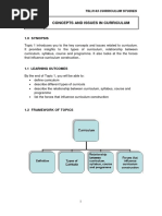 Curriculum Studies Module