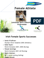 The Female Athlete: Lucozade Sport Education Programme