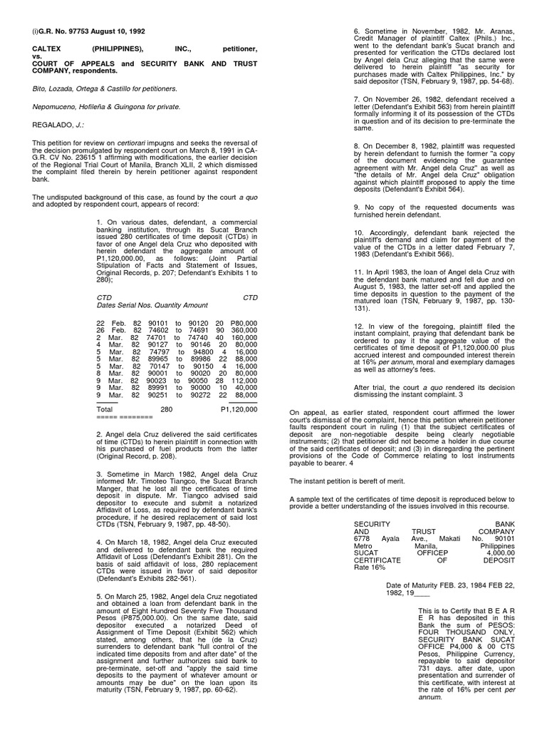 Cases Negotiable Instruments PDF Assignment (Law) Negotiable