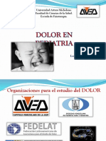  Dolor en Pediatria