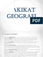 Powerpoint Hakikat Geografi