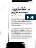 Tema12 Conversational Skills of Children With HL and Children With Normal Hearing