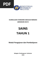 Modul PDP Sains Tahun 1 KSSR SEMAKAN