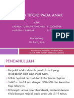 Presentasi Demam Tifoid Pada Anak