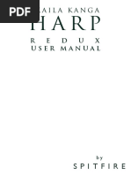 Harp Redux User Manual PF