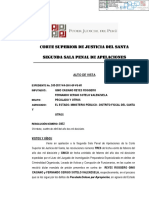 Gino -- Resolucion de Prisión Peventiva Por La Sala de Apelaciones Del Santa