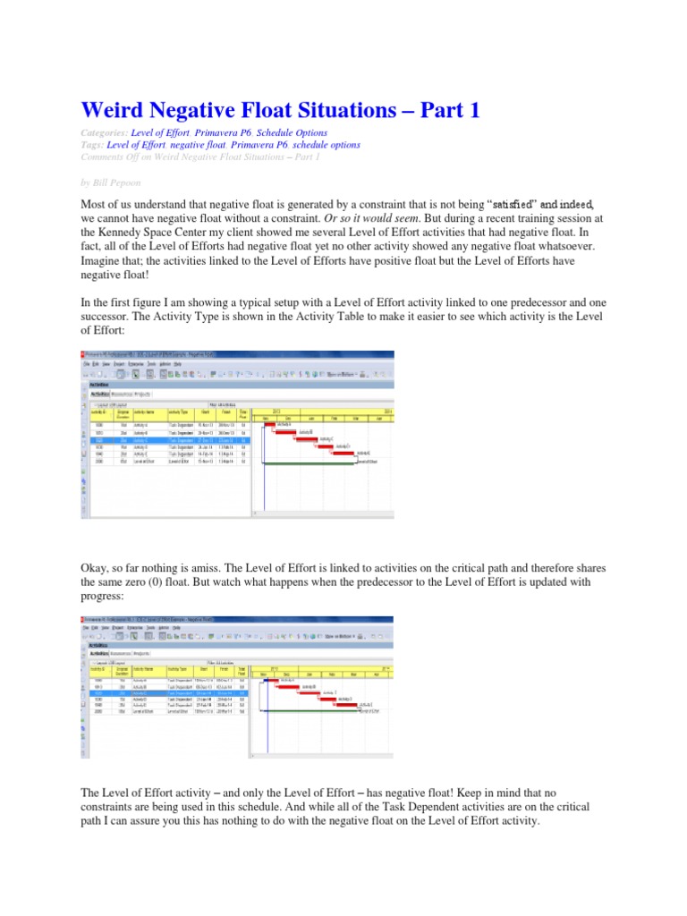 Weird Negative Float Situations.docx Computing Technology