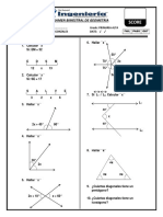 Examen Bimestral de Geometria