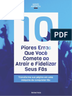 10 Piores Erros Que Voce Comete Ao Atrair Fas e Seguidores No Facebook PDF