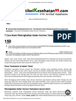 7 Cara Alami Meningkatkan Kadar Hormon Testosteron