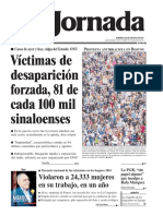 Víctimas de desaparición forzada, 81 de cada 100 mil sinaloenses