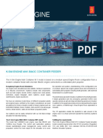 K-Sim Engine MAK43C Container Feeder M11 Model Datasheet