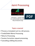 Complaint Processing: Training by - Gurjeet Singh PH +61413159465 (Australia)