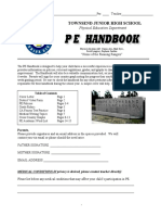 Tjhs Pe Handbook