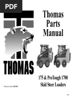 Thomas Skid Steer 1 33 Repair Manual
