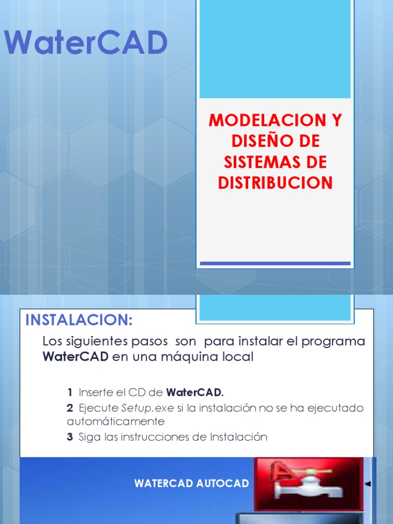 Grupo 03 Watercad | PDF | Dibujo | Software