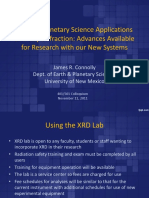 Earth & Planetary Science Applications of X-Ray Diffraction: Advances Available For Research With Our New Systems