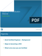 Certification Webinar