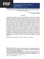 Antropologia Do Desenvolvimento Relaçoes Entre Cultura Politica e Economia