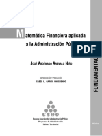 Matematica - Financiera Administración Publica