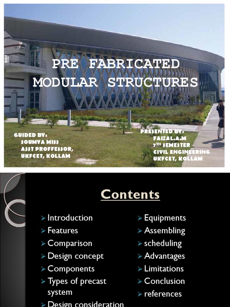 Pre Fabricated Modular Structures | PDF | Technology & Engineering