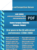 Choice and Competition Reform: Central European University Budapest, Hungary