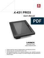 X 431 Pro3 User Manual PDF
