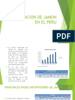 Importacion y Exportacion de Jamon en El Peru