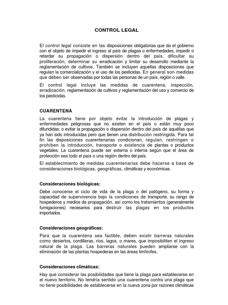12 Control Legal PDF | PDF | Hogar, jardinería y bricolaje | Ciencia y ...