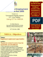 National Rural Employment Guarantee Act 2005: Using ICT For NREGA