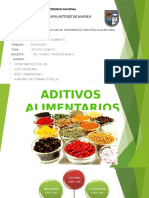 Aditivos Quimicos en Los Alimentos