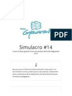 Simulacro #13 - Curso en Línea Gratuito Concurso Ascenso de Esc