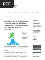 Indicadores Chave de Risco - KRI Key Risk Indicators