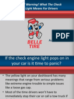 Warning! Warning! What The Check Engine Light Means For Drivers  