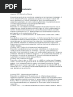 Acuerdos medioambientales