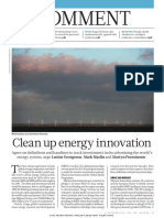 Comment: Clean Up Energy Innovation