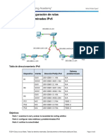 6.2.4.4 Packet Tracer - Configuring IPv6 Static and Default Routes Instructions