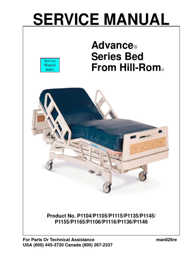 HillRom Advance Bed Service Manual Troubleshooting Electrical Engineering