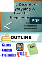 Genetic Disorders, Karyotyping & Genetic Engineering - G10