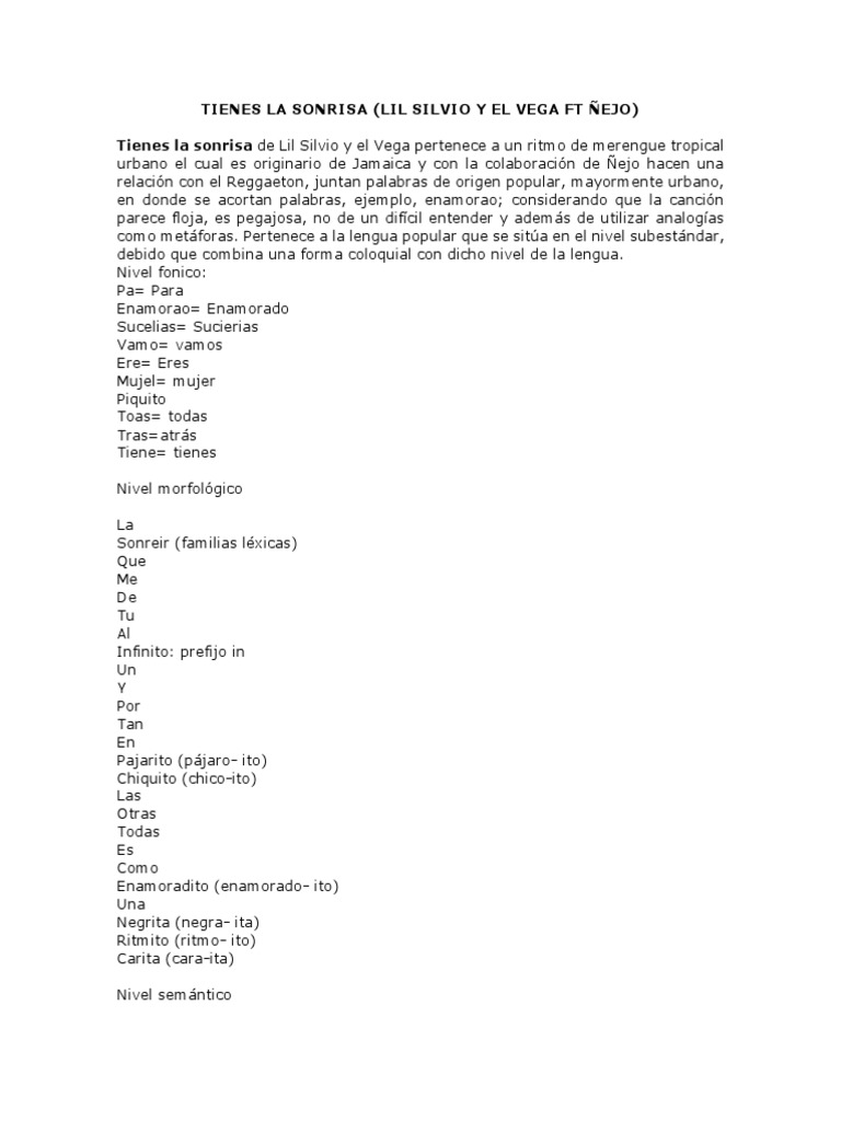 Tienes La Sonrisa scribd