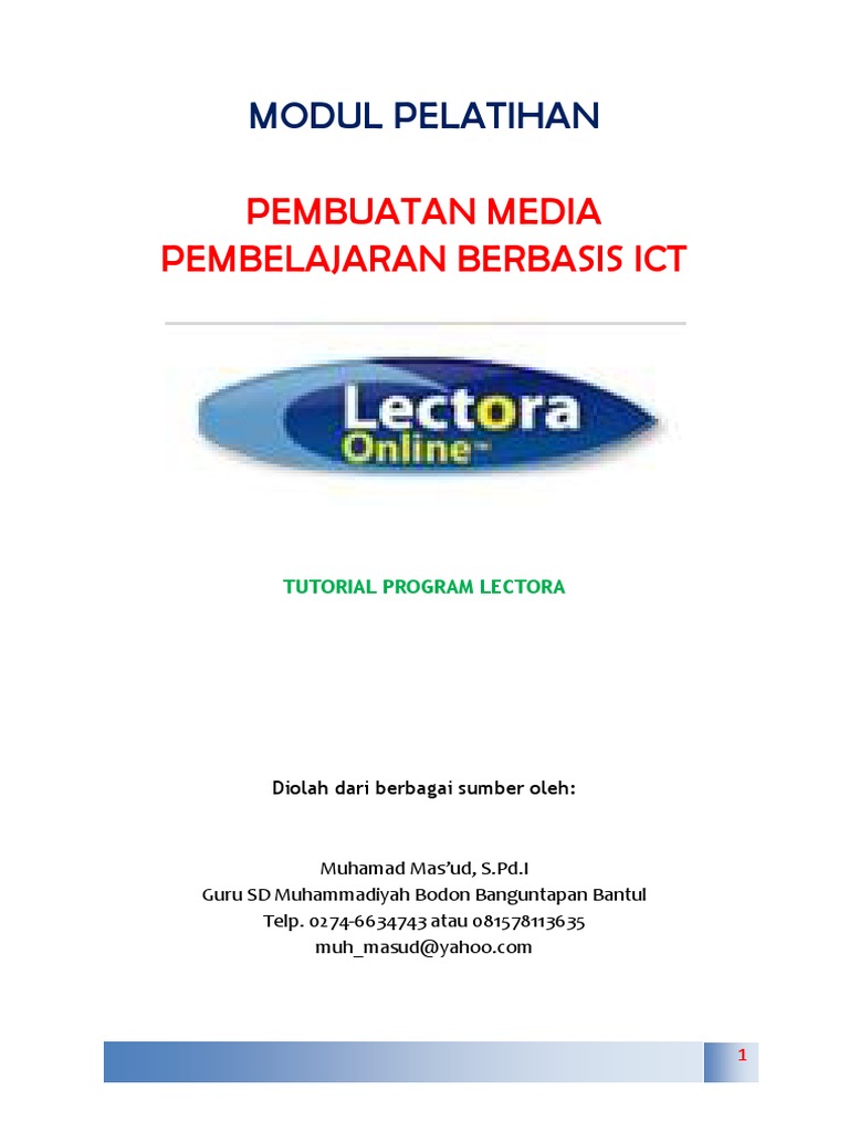 Tutorial Lectora Lengkap PDF | PDF