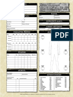 Original Character Sheet