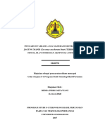 Pengaruh Variasi Lama Maserasi Ekstrak Rambut Jagung Manis (Zea Mays Saccharata Sturt) Terhadap Total Fenol, Flavonoid Dan Aktivitas Antioksidan