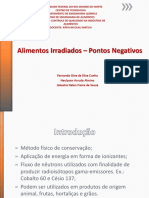 Controle Qualidade Alimentos Irradiados